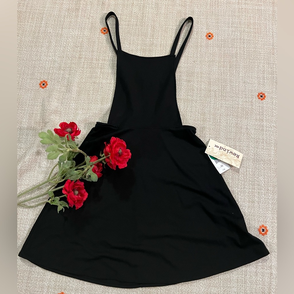 Womens Rewind Size XS Black Spaghetti Strap Dress New With Tags
